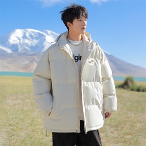 现货 抖音得物可供视频 三防加厚羽绒连帽棉衣外套面包棉服 85527图片