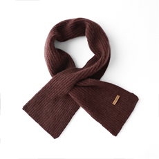 2025年秋季新款百搭女男女通用穿孔双元宝小围巾，围巾，绒之心羊绒