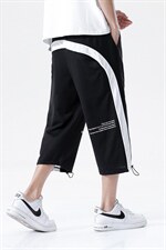 7XL~M 2023夏季新款港风中性风休闲七分裤男女款学生中裤控价68图片