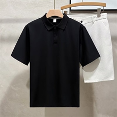 日系复古POLO衫男2025夏季新款简约休闲翻领上衣百搭潮流短袖T恤，男装T恤，星座1210-1