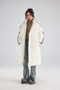 2025条纹长款防寒户外秋冬季棉服棉衣外套过膝棉袄 HZ8818-P108图片