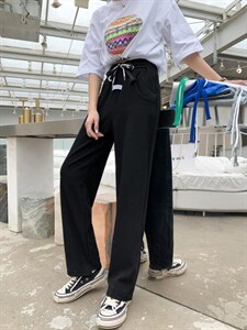 爆直筒卫裤图片