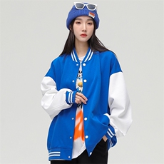 春秋季棒球服外套ins潮情侣学生休闲针织夹克可二次开发DF32-P75，男装夹克，电商B306