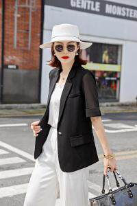 韩版网纱西装，女装西装，咔蒂妮