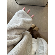 无领摇粒绒外套GS03-P85成分100聚酯纤维，女装短外套，星座1302