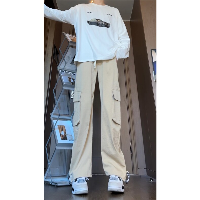 抖音品质秋季新款潮流工装口袋宽松休闲裤B315-K24260-特p35控68,男装工装外套,电商B315