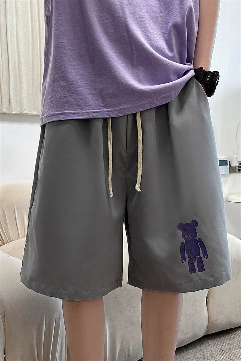 DK39242-P15港风休闲短裤男士大码运动五分裤男中裤男马裤,男装休闲裤,电商A040