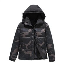 2020电商B247冬季新款休闲羽绒服加厚短款拼色男女同款2010-P190，男装羽绒服，电商B247