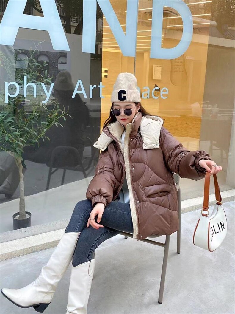 撞色羽绒服，女装羽绒服，Balance Studio