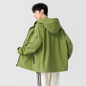 冲锋衣外套男春秋户外徒步登山服夹克潮牌痞帅高级感JK1562-P80图片