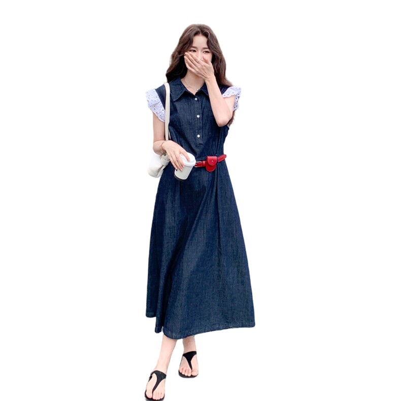 【大货已出】短袖牛仔连衣裙女2025夏季2C227/2532/P155K208,女装连衣裙,2C227