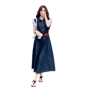 【 大货已出】短袖牛仔连衣裙女2025夏季2C227/2532/P155K208图片
