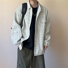 现货秋新款夹克外套宽松休闲中性风上衣小香风A351-AJ2561-P105，男装夹克，电商A351