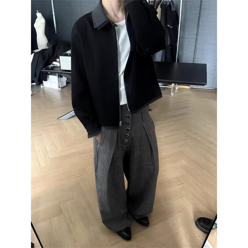 美式复古高街工装飞行员夹克男痞帅潮牌百搭情侣外套LHT1744-P75,男装夹克,星座1008