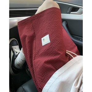 新款泡泡格趣味绣标短裤 XZ604-DK215-特P25控48图片