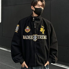 F659P100街头高级感青少年夹克男春小众工装刺绣宽松立领，男装夹克，星座512-6