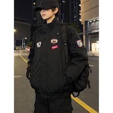 [001]棒球服外套男女春秋新款情侣休闲立领夹克A079-JK601-P68，男装夹克，电商A079
