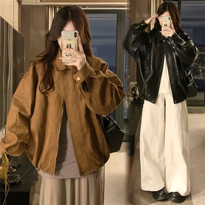 A533-P128 秋季新款重磅美式复古重工多扣子设计感外套夹克图片