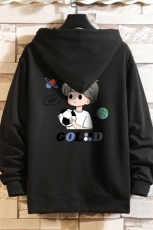 KS21207-P38加绒款-P43连帽开衫卫衣男运动外套大码班服砖墙，男装卫衣，电商A040A