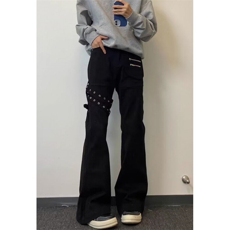【008】装牛仔裤男美式高街修身喇叭裤子秋季A079-NA546-P52,男装牛仔裤,电商A079