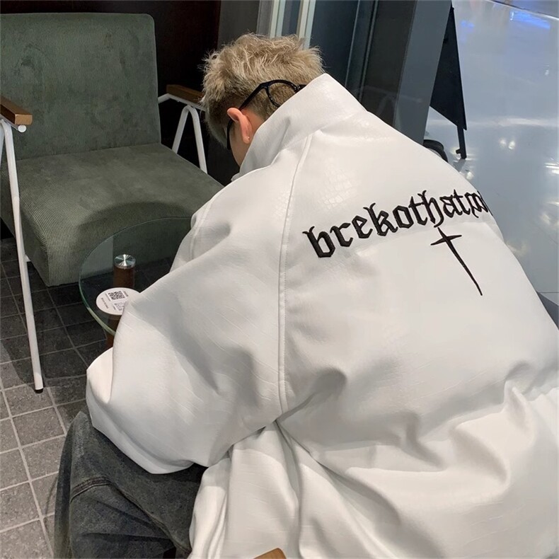 宽松型潮保暖常规立领拉链青少年紫色宽松棉服男款冬季外,男装棉衣,星座218-1（原230）