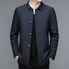 冬季新款可脱卸内胆羽绒服中年男士商务休闲翻领上衣加厚保暖外套，男装羽绒服，电商B212（原钱塘6029）
