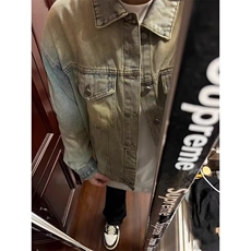 水洗重工牛仔外套男春秋季新款痞帅高级感工装夹克JKN302-P50，男装工装外套，星座208-5