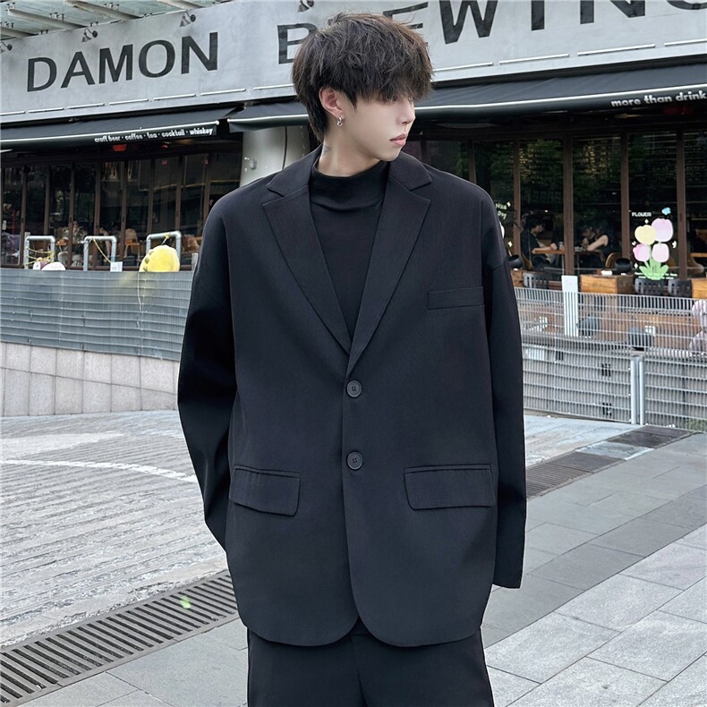 高品质休闲西装外套男学生小西服上衣大码外套XF101图片