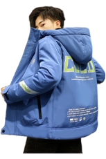 男士休闲连帽加厚保暖棉衣外套棉服棉袄冬季防寒开衫男装M988P75，男装棉衣，电商B226-2（原B217-2）