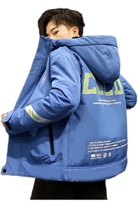 男士休闲连帽加厚保暖棉衣外套棉服棉袄冬季防寒开衫男装M988P75图片