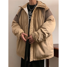 工装棉衣拼色外套加厚大码棉袄港风棉服日系1016-1W85P128K158，男装棉衣，星座1016-1（原电商B408-1）