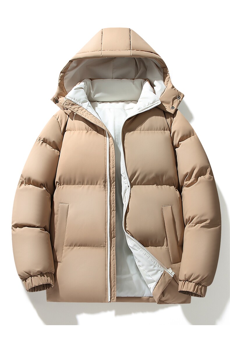 冬季新款棉服外套男士宽松休闲连帽面包服情侣加厚保暖棉衣,男装棉衣,星座218-1（原230）