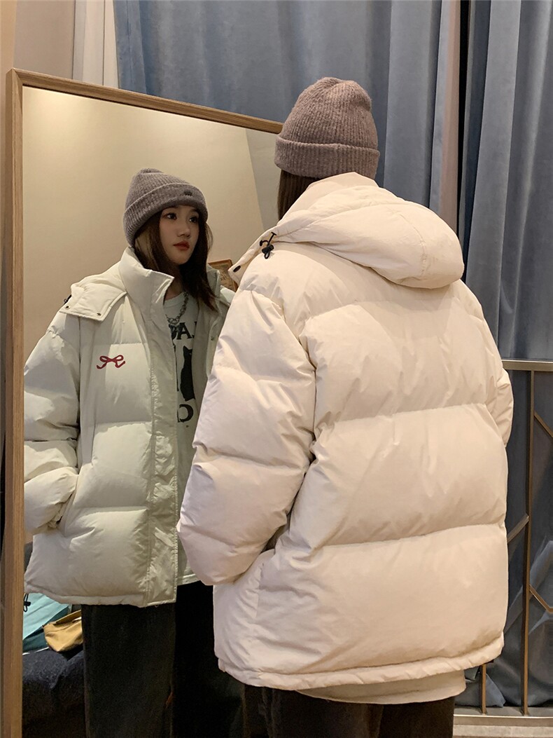中性风室内新标白鸭绒图案印花连帽羽绒服A268-YR367P255控298,男装羽绒服,电商A268