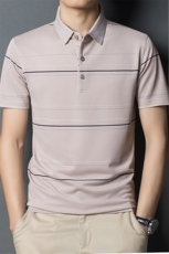 BJ90606男士2023年夏季新款百搭T恤男短袖商务休闲体恤男P128，男装T恤，电商B360