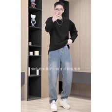 1506-1/KT11001/P48日系宽松水洗牛仔裤阿美咔叽美式潮牌春秋百搭，男装牛仔裤，星座1506-1