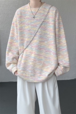 WY10156-特批40控78新款圆领简约套头宽松大码卫衣糯米衣服男，男装卫衣，电商A059