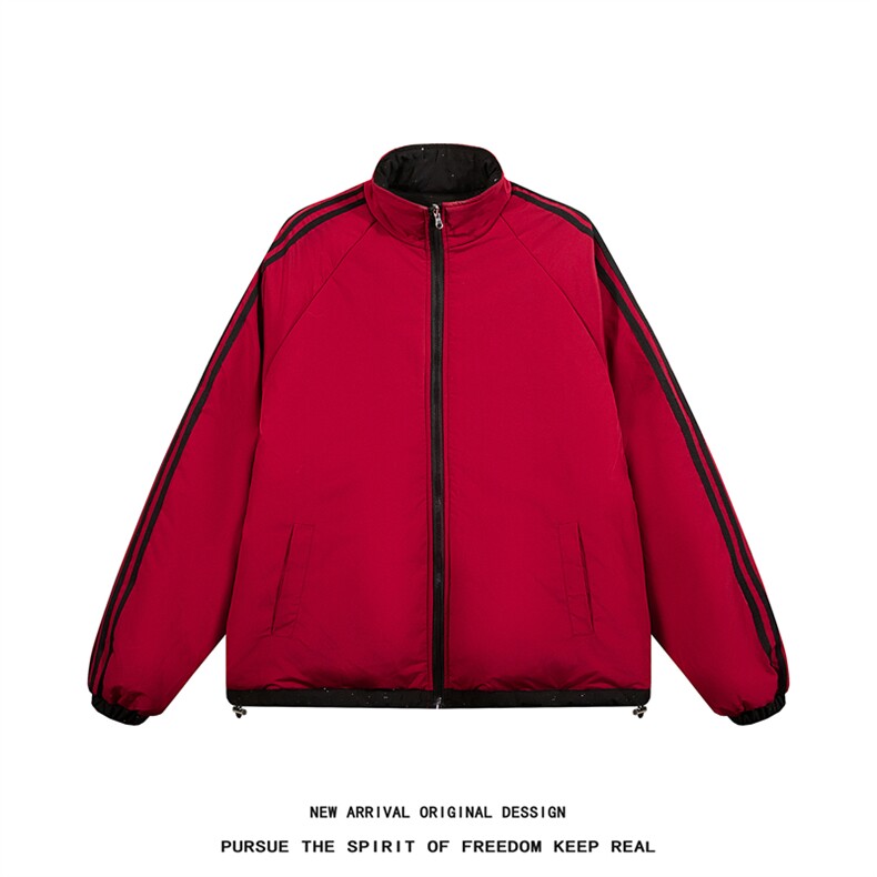 MY189/P95双面穿棉服冬季新款两面穿满天星棉衣宽松百搭加厚棉袄,男装棉衣,电商基地A050