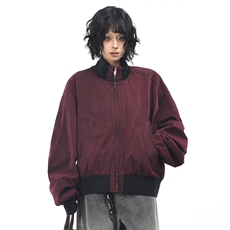 1506/GF8280/P71原创美式复古做旧水洗棒球服休闲立领工装夹克，男装夹克，星座1506A