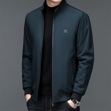 2023年秋季新款男士商务时尚潮流外套中年休闲夹克上衣百搭男装，男装夹克，电商B212（原钱塘6029）