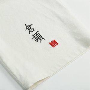 夏季新款风棉麻七分沙滩裤男灯笼裤阔腿裤萝卜裤 K1617-P55图片