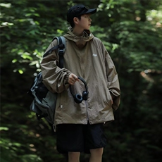 防晒衣男式夏户外山系薄款潮牌冲锋衣情侣外套W9252P38，男装夹克，星座1116-2