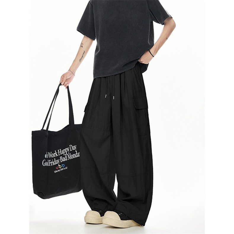 B225-K2238-P63-X79-垂感休闲宽松工装裤-聚酯纤维，男装工装外套，电商B225