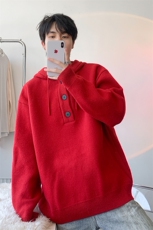 毛衣男秋冬新款港风宽松连帽针织毛衫MYA2-P65，男装针织衫/毛衣，星座214-3