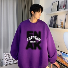 美式潮流字母印花连帽卫衣青少年秋季新款上衣JK23357特批24控39，男装卫衣，星座605(原A050)