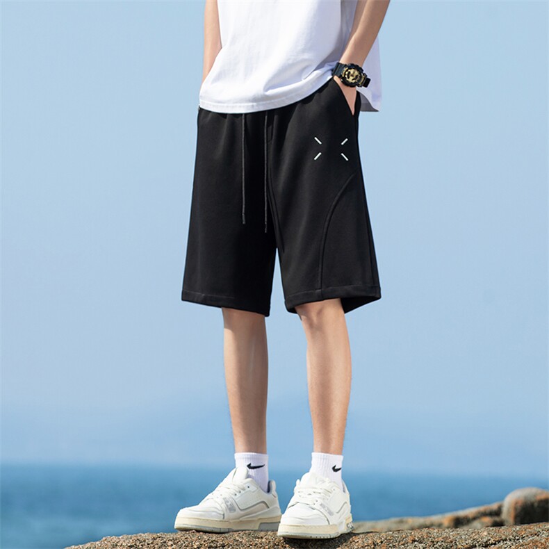特批P27无差价长裤改短裤夏新马吉拉刺绣痞帅五分裤男DK2129,男装牛仔裤,电商A001