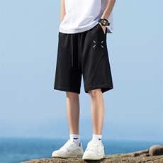特批P27无差价长裤改短裤夏新马吉拉刺绣痞帅五分裤男DK2129，男装牛仔裤，电商A001