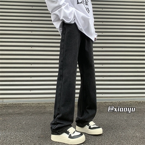 XZ616 春季新款复古弯刀设计感牛仔裤休闲长裤 TY2407 P65控78图片