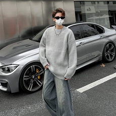 潮牌毛衣外套男冬季美式慵懒风情侣针织衫百搭线衣Y501/P62，男装针织衫/毛衣，星座506