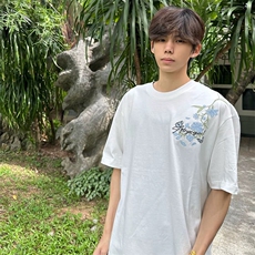 万针全刺绣解构设计260克重磅双纱纯棉高品质美式高街短袖T恤特35，男装T恤，电商A486