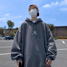 抖音得物供货可提供视频春装重磅美式宽松连帽卫衣DL2354，男装卫衣，电商A486